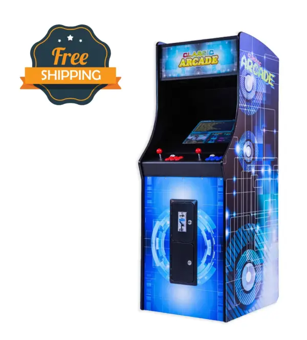 Full-Sized Upright Arcade Game with 3,000 Games + Trackball – 2 Player - Image 4