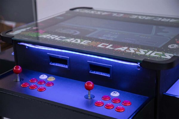 Full-sized, 3 Sided, Cocktail Table Arcade With 3,016 Classic Games - Image 4