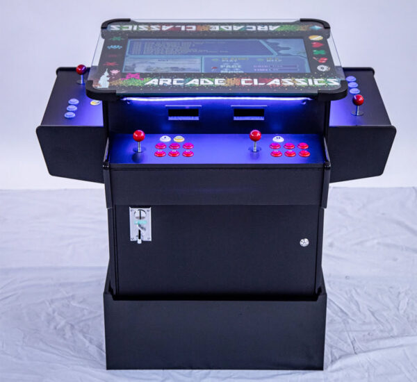 Full-sized, 3 Sided, Cocktail Table Arcade With 3,016 Classic Games - Image 9
