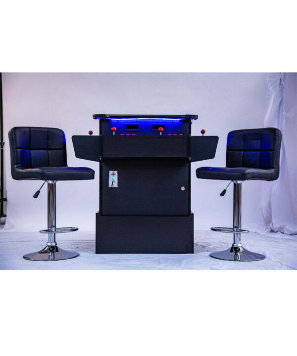 Full-sized, 3 Sided, Cocktail Table Arcade With 1,162 Games, and Trackball - Image 3