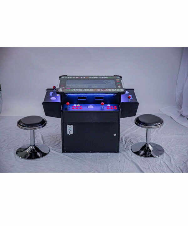 Full-sized, 3 Sided, Cocktail Table Arcade With 1,162 Games, and Trackball - Image 4