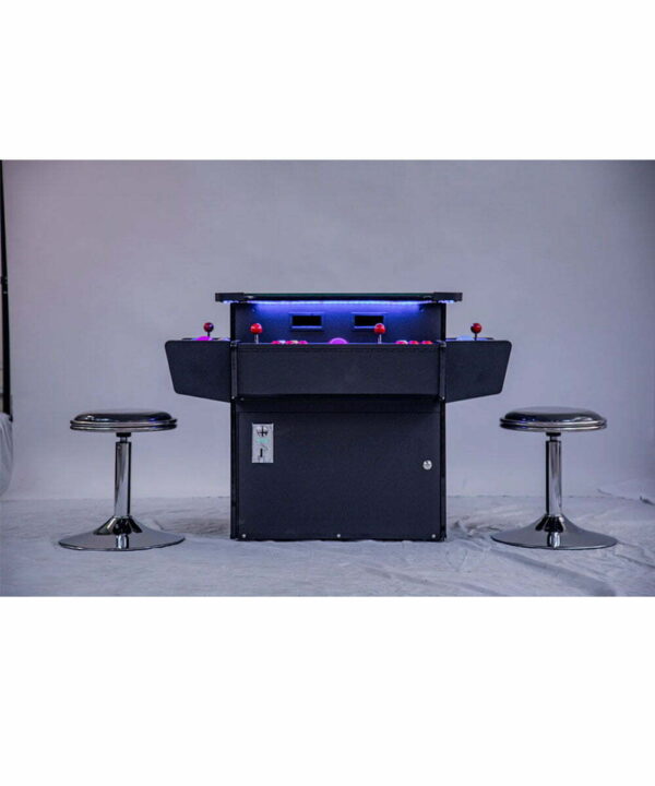 Full-sized, 3 Sided, Cocktail Table Arcade With 1,162 Games, and Trackball - Image 6