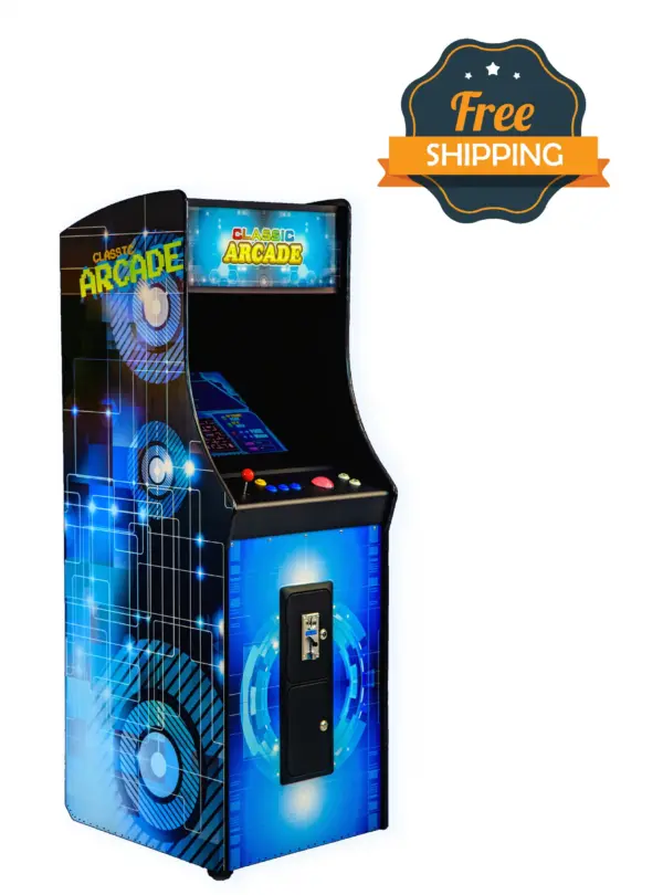 Full-Sized Upright Arcade Game with 60 Classic Games plus Trackball - Image 2